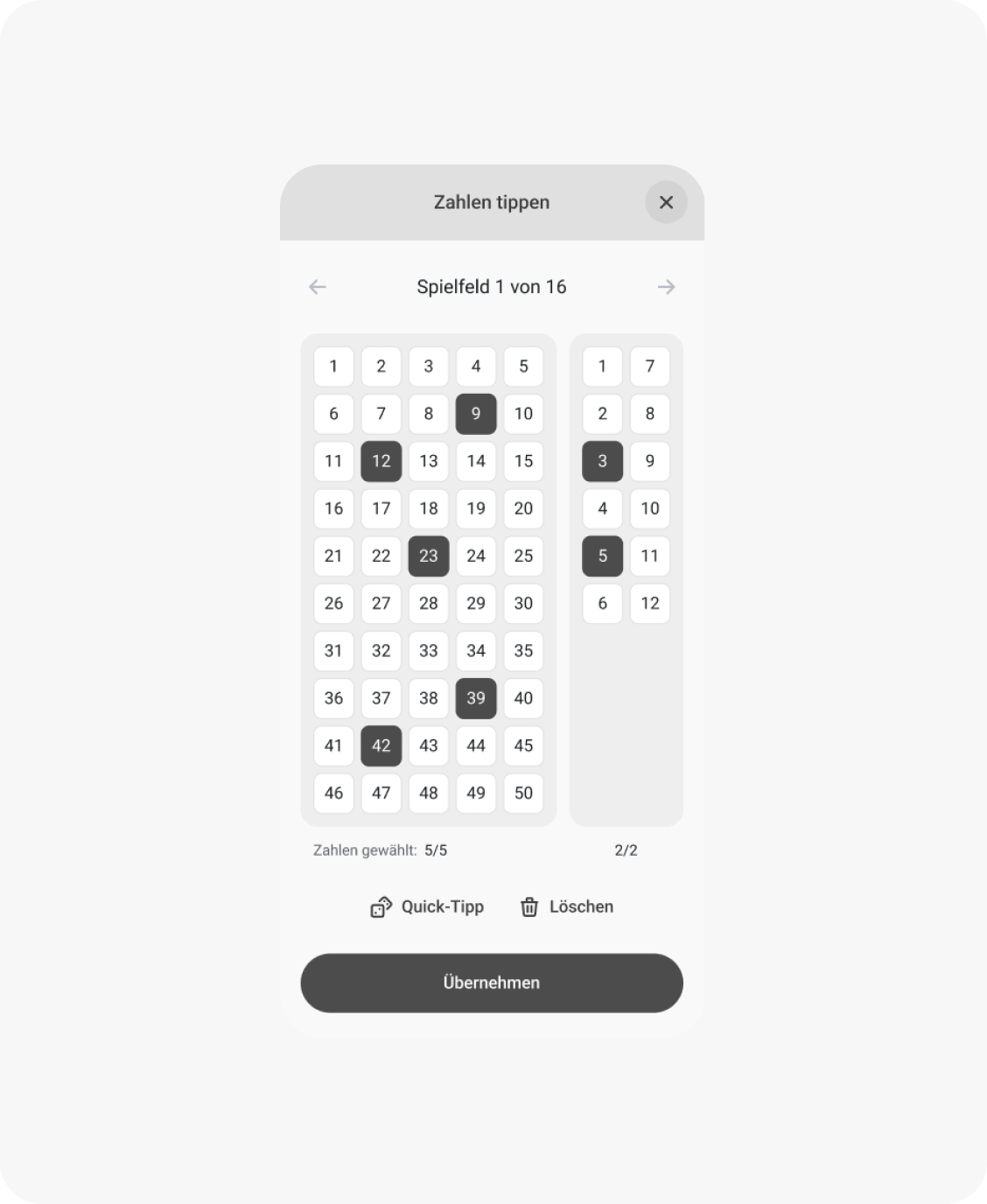 Eurojackpot Spielschein